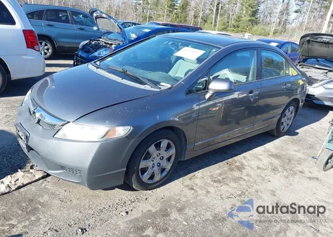 2010 Honda Civic Lx from USA, damaged, VIN 2HGFA1F57AH307289